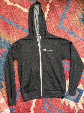 Corepower Women's Charcoal Zip-Up Hoodie